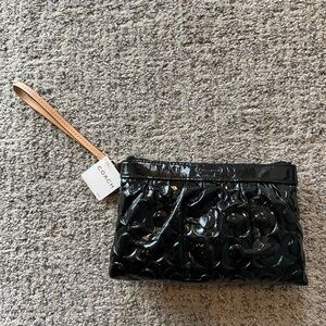 Coach Patent Leather Wristlet